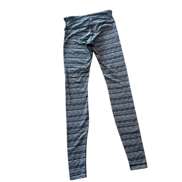 Lululemon Wunder Under Space Dye Twist Sapphire Blue Multi Size 4 - Picture 3 of 5